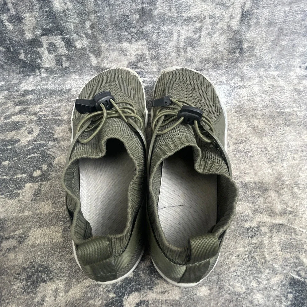 Nortiv 8 Aqua Shoes Mens 4 Olive Green Lightweight Quick Dry Water Shoes